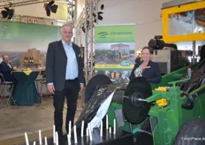 Hans Kalter und Geschäftsführerin Angelique Christiaens von Christiaens Agro Systems. 